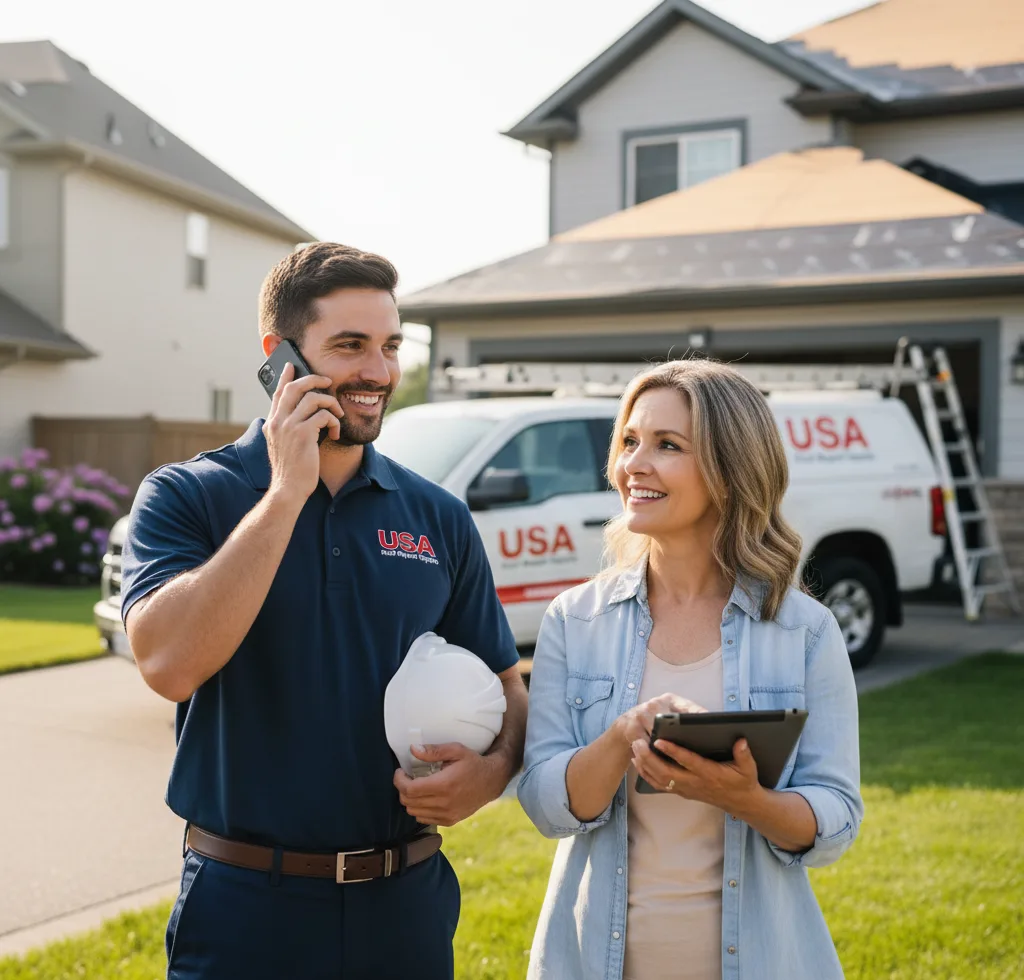 USA Roof Repair Experts customer support in Bella Vista